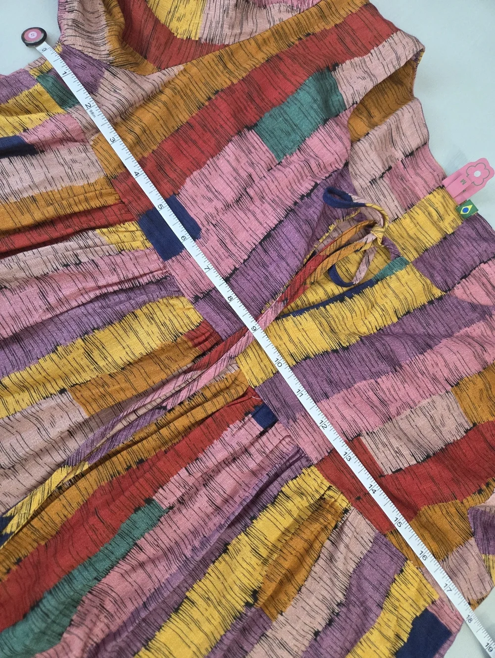 FARM Rio Multicolored Block Stripe Maxi Dress - Picture 9 of 13